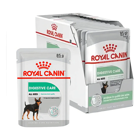 Sachê Royal Canin Cão Digestive Care 85g Kit Com 12 Unidades