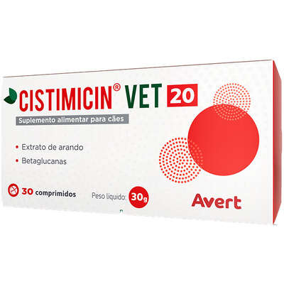 Cistimicin Vet 20   30 Comprimidos
