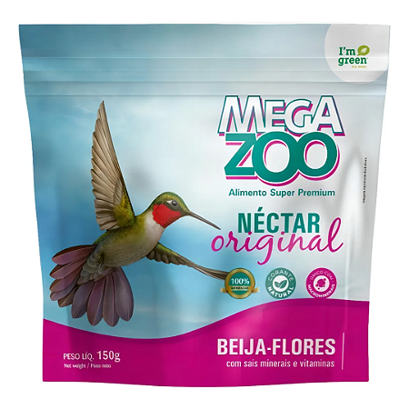 Mega Zoo Néctar Beija Flor Original 150g
