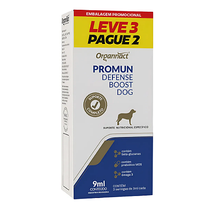Promun Defense Boost Dog 3ml Kit 3 Unidades