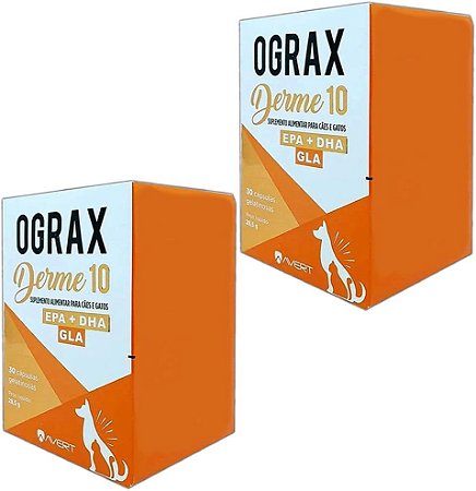 Ograx Derme 10 30 Cápsulas Kit Com 2 Unidades