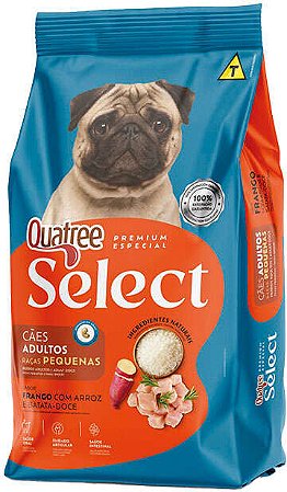 Quatree Select Cães Adultos Raças Pequenas 10,1kg