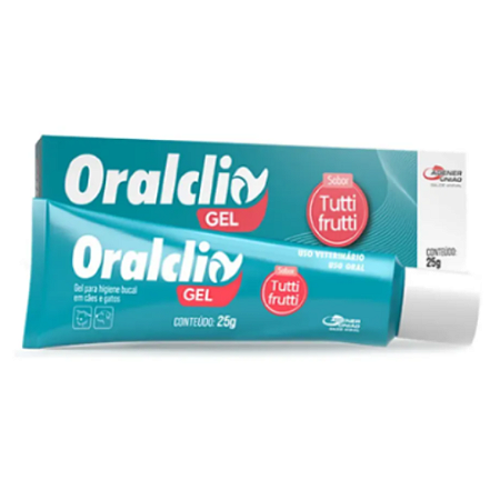 Oralclin Gel Dental para Cães e Gatos Tutti-Frutti 25 g