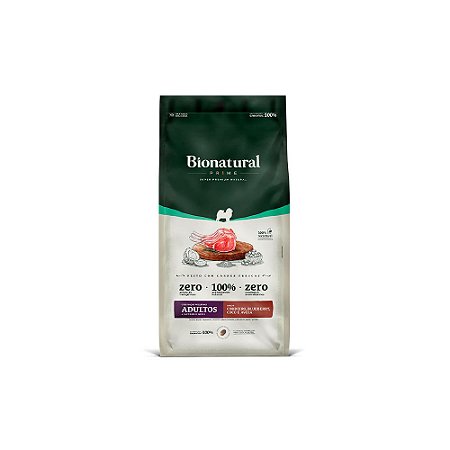 Ração Bionatural Cães Adultos Raças Pequenas Cordeiro 10,1Kg