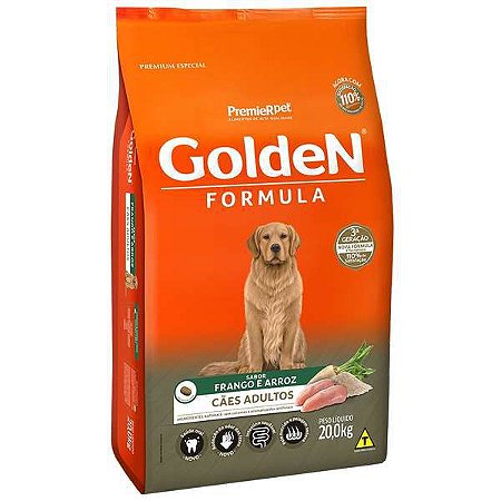 Golden Fórmula Cães Adultos Frango 20Kg