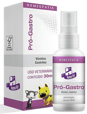 Pró-Gastro 30ml Sistema Homeopatia para Cães e Gatos