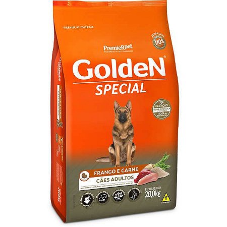 Golden Special Cães Adultos 20kg