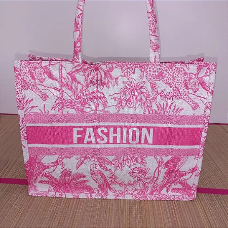 BOLSA DE PRAIA  FASHION ROSA
