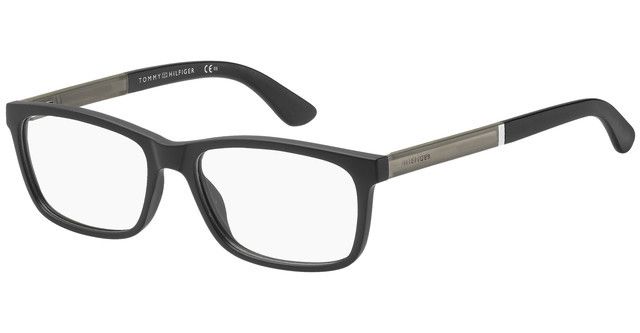 Óculos Masculino Tommy Hilfiger TH 1478 003 Preto Fosco e Grafiti