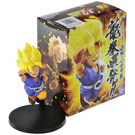 Boneco Dragon Ball Z - Goku Super Sayajin 2 20cm Cabelo Amarelo