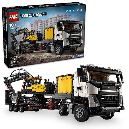 LEGO 42175 Technic - Caminhão Volvo FMX e escavadeira elétrica EC230