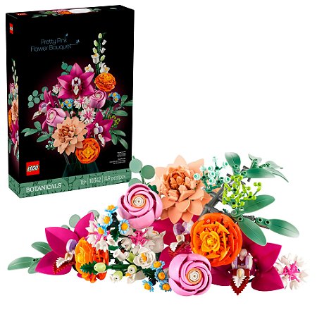 LEGO 10342 Botanical - Lindo Buquê de Flores Rosas