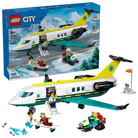 LEGO 60465 City - Avião de Ambulância de Emergência