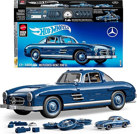 Hot Wheels Mercedes Benz 300 SL - Brick Shop Premium 1:12 - Mattel HWW25