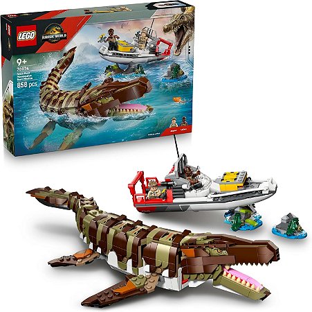 LEGO 76974 Jurassic World - Missão do barco Mosasaurus