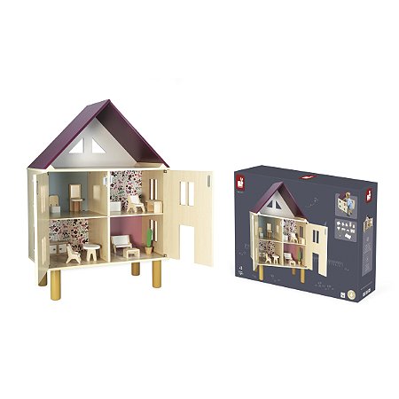 Janod - Casinha de Bonecas - 11 peças