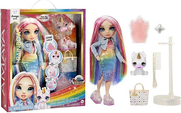 Boneca Classic Rainbow Fashion Doll - Amaya (28 cm)