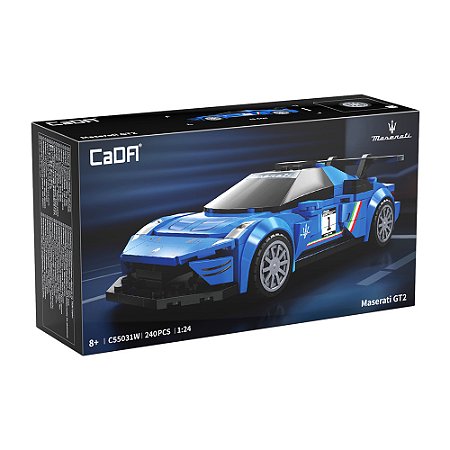 Cada - Blocos De Montar Carro Maserati GT2 1:24 (240 Peças)