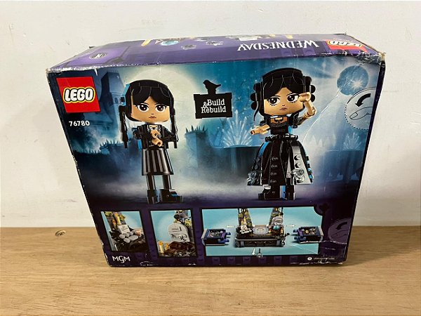 LEGO 76780 Wednesday - Figura da Wandinha Addams (Caixa Amassada)