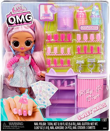 Boneca L.O.L. Surprise OMG Sweet Nails - Kitty K