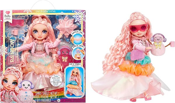 Boneca Rainbow High Winter Wonderland Doll - Bella (Pink)