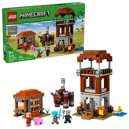 LEGO 21278 Minecraft - O Posto Avançado do Saqueador e o Devastador