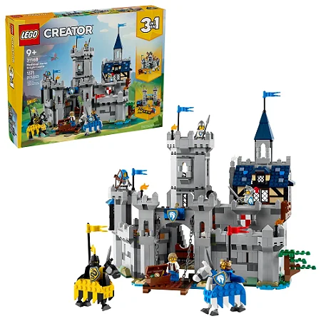 LEGO 31168 Creator 3 em 1 - Castelo Medieval do Cavaleiro