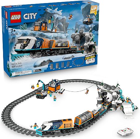 LEGO 60470 City - Trem Expresso Polar Ártico dos Exploradores