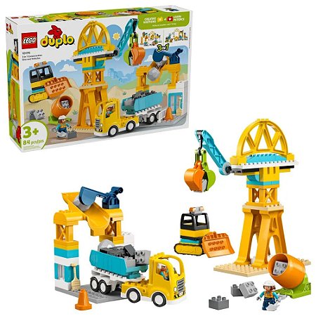 LEGO 10476 DUPLO - Canteiro de obras e veículos 3 em 1