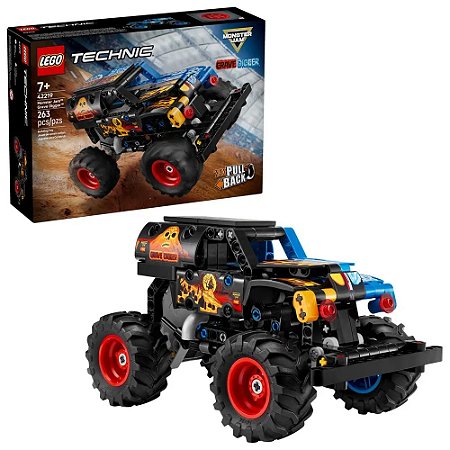 LEGO 42219 Technic - Monster Jam™ Grave Digger™ Fogo e Gelo