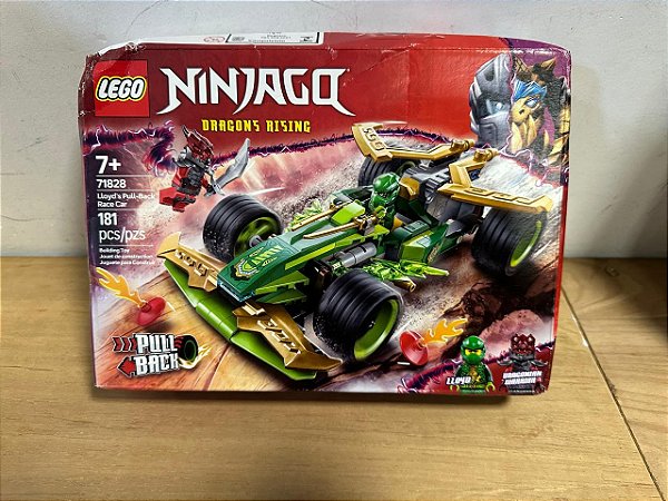 LEGO 71828 NINJAGO - CARRO DE CORRIDA DE PUXAR DO LLOYD (CAIXA AMASSADA)