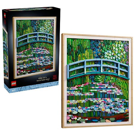 LEGO 31220 Art - Claude Monet – Ponte Sobre um Lago de Nenúfares