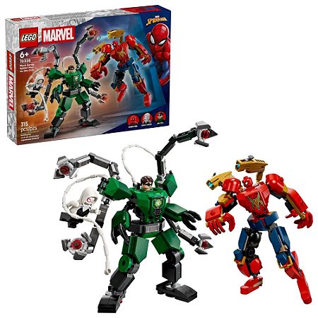 LEGO 76338 Marvel - Robôs Homem-Aranha vs Doutor Octopus