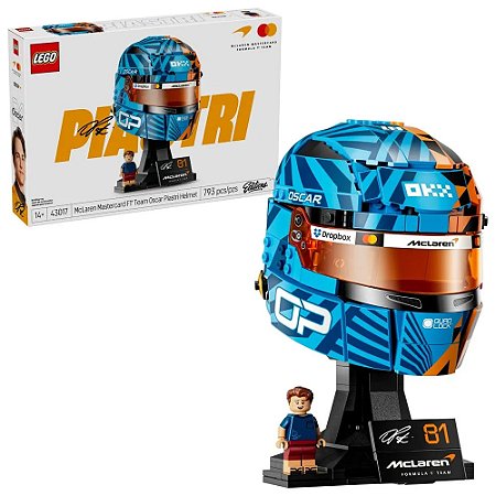 LEGO 43017 Editions - Capacete Oscar Piastri da Equipe McLaren Mastercard F1®