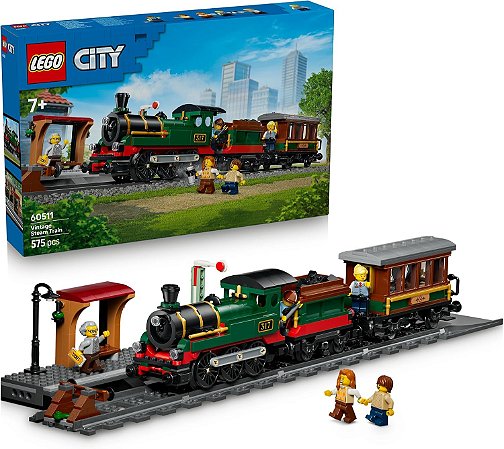 Lego 60511 City - Trem a Vapor Vintage