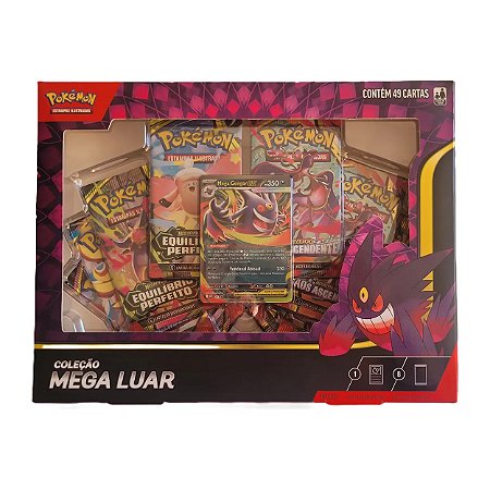 Pokémon TCG: Coleção Mega Luar - Mega Gengar EX (Contém 49 Cartas)