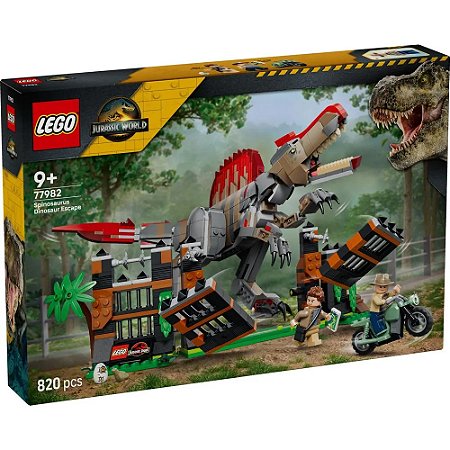 LEGO 77982 Jurassic World - Fuga do Dinossauro Espinossauro
