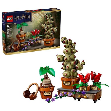 LEGO 76474 Harry Potter - Plantas de Herbologia de Hogwarts