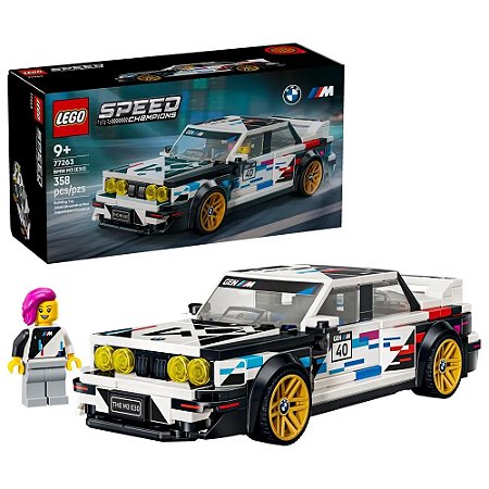 LEGO 77263 Speed Champions - Carro de Corrida BMW M3 (E30)