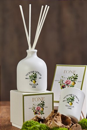 E) Difusor - Limão Siciliano & Vetiver 250ml