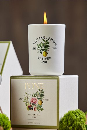 F) Vela - Limão Siciliano & Vetiver 170g