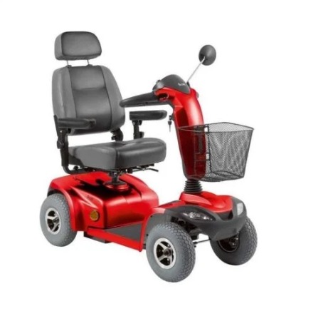 Cadeira de Rodas Scooter Elétrica Scott X Ottobock Vermelha