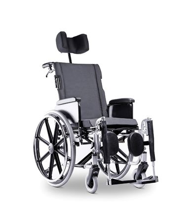 Aluguel Cadeira de Rodas Reclinável AVD Alumínio Ortobras "