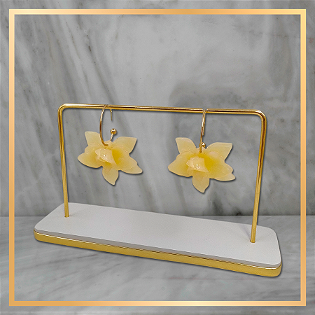 Expositor Brinco Arara com Metal Dourado - Offwhite
