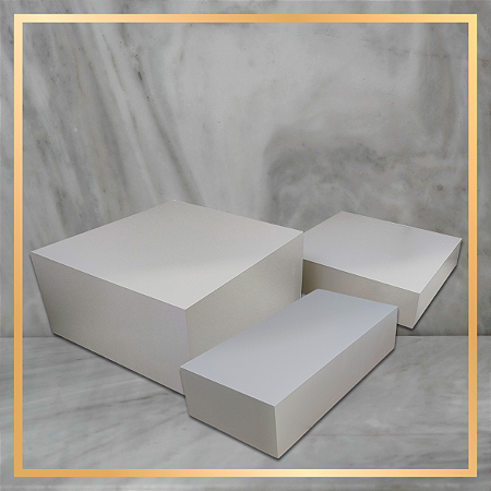 Trio Bases Caixas - Offwhite
