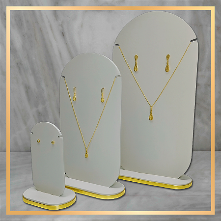 TRIO EXPOSITOR BUSTO LUMIÉRE OFF WHITE - P M G