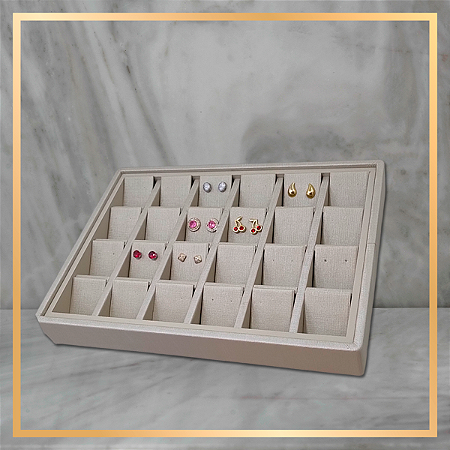 Bandeja GRANDE 24 TAGS - DOURADA SEM TAMPA