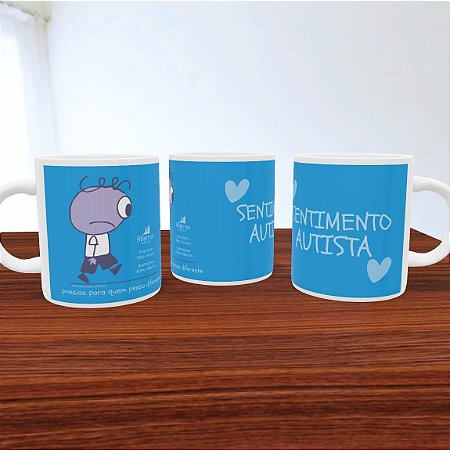 Caneca Livro Sentimento Autista