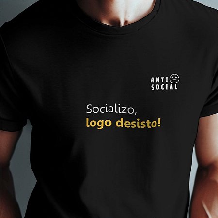 Socializo, logo desisto!