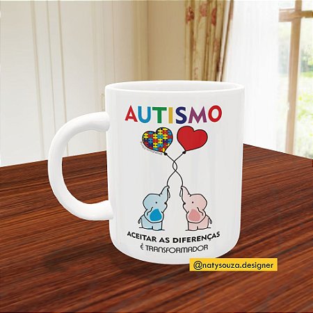 Caneca Infantil - Autismo (Diversos modelos)